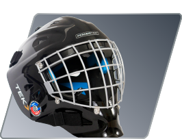 Ice Hockey Player Helmet V3.0 TEK Player Helmet W/CAGE RED 